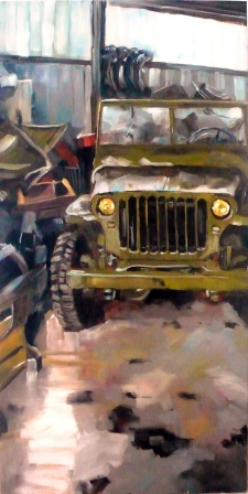 Tableau de Mick-Droux : la jeep agricole
