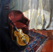 Tableau de Mick-Droux : la guitare