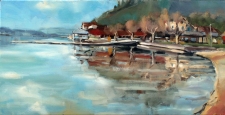 Tableau de Mick-Droux : les restaurants d'Aiguebelette