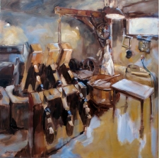 Tableau de Mick-Droux : le moulin de la tourne