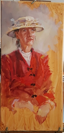 Tableau de Mick-Droux : Martine