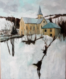 Tableau de Mick-Droux : cathedrale