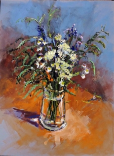 Tableau de Mick-Droux : le bouquet de la balade