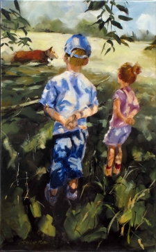 Tableau de Mick-Droux : la vache