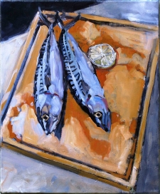 Tableau de Mick-Droux : les maquereaux